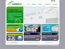 Tablet Screenshot of lealplast.es